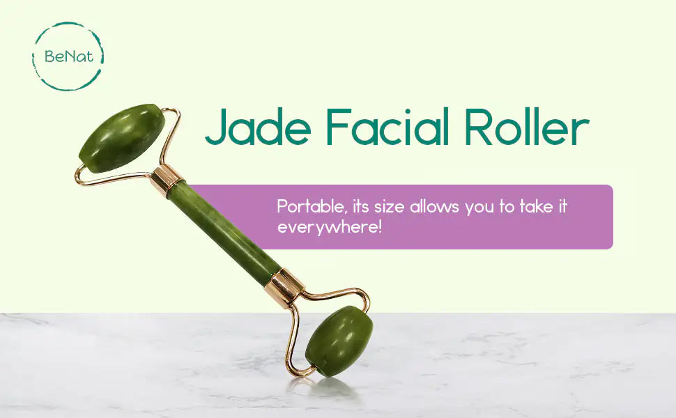 Jade Facial Roller | Face Massage Roller | Alvero