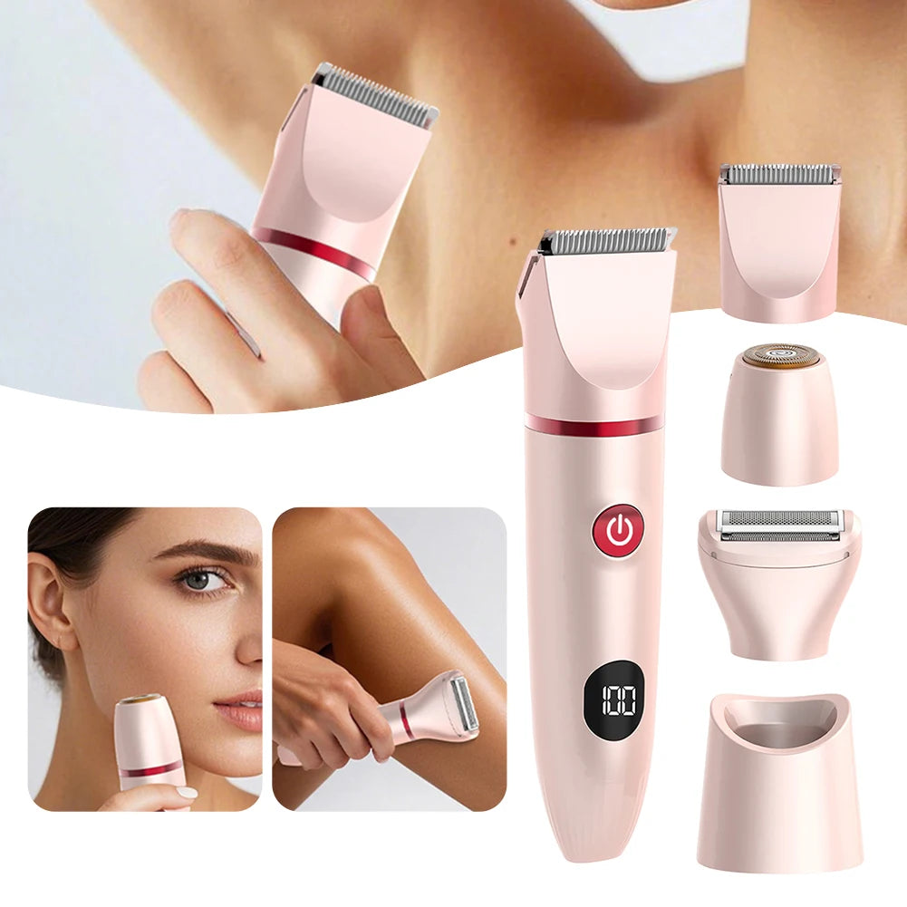 Women Epilator 3 In 1 Electric Hair Shaver Portable Wireless