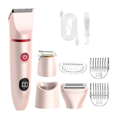Women Epilator 3 In 1 Electric Hair Shaver Portable Wireless