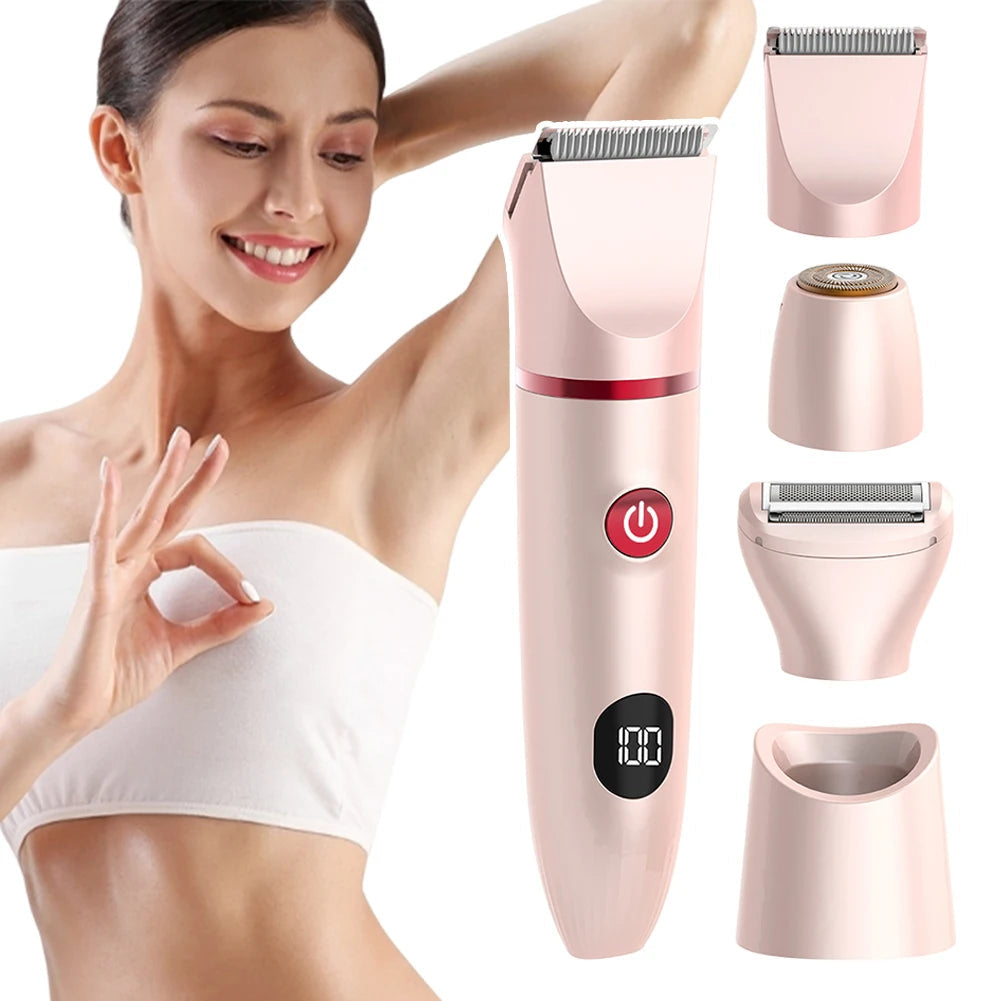 Women Epilator 3 In 1 Electric Hair Shaver Portable Wireless