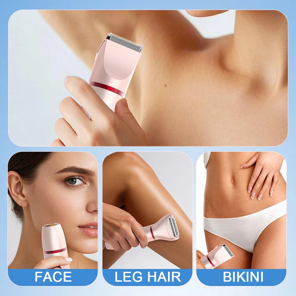 Women Epilator 3 In 1 Electric Hair Shaver Portable Wireless
